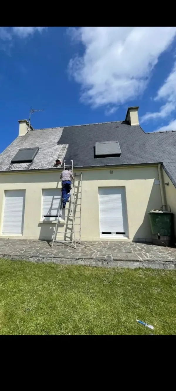 Chantier de couverture réalisé par Debard Adrien près de Caen