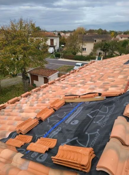 Travaux de toiture réalisés dans le Calvados